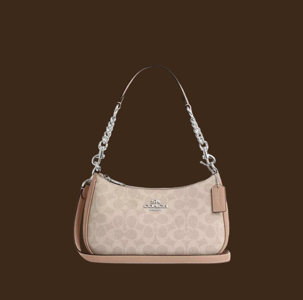Coach “Leather Teri” Shoulder Bag