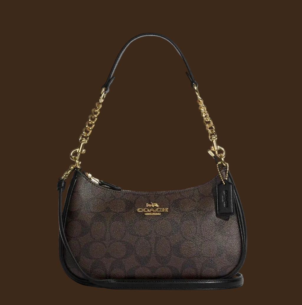 Coach “Leather Teri” Shoulder Bag